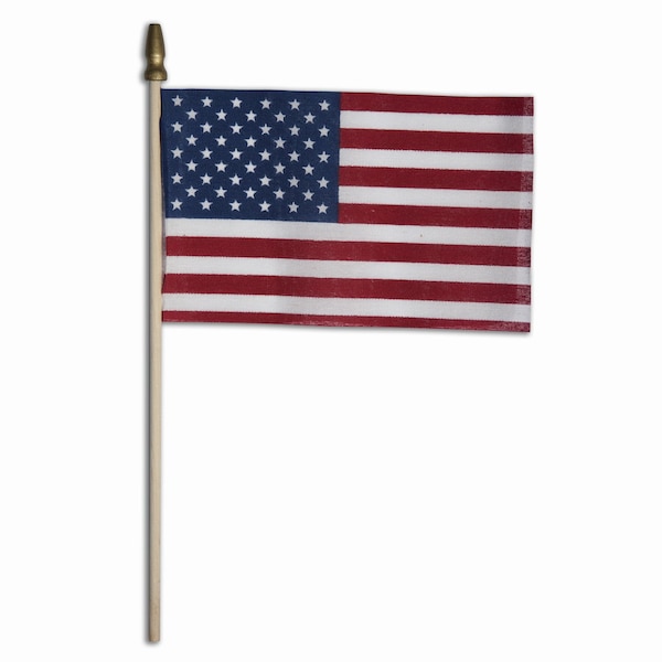 Valley Forge Valley Forge USA Stick Flag 4 in. H X 6 in. W USE4D - main